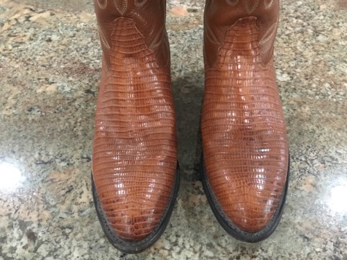 Tony Lama Women’s size 7 Lizard Cowboy Boots - Picture 9 of 12