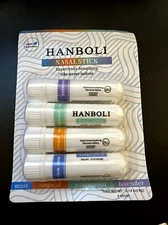 Nasal Stick Boosts Focus + Enhances Breathing HANBOLI STICK 4 pk