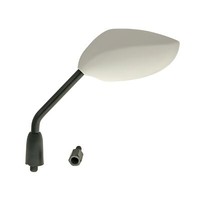 Spiegel Sport Links M8 M Oval Weiß FüR Roller Quad Scooter Powersports