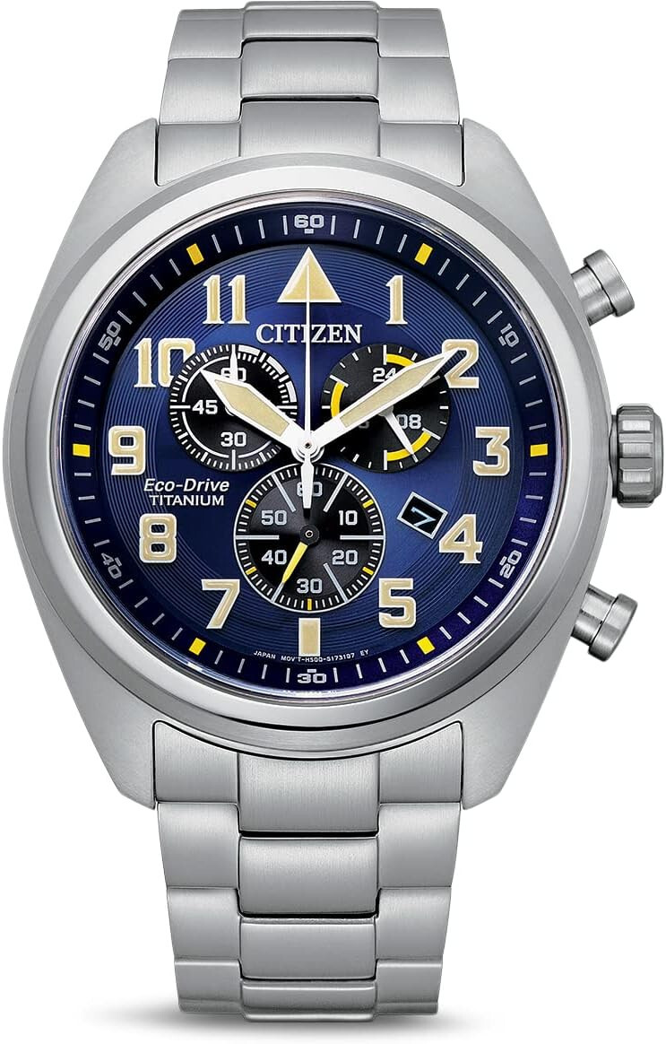 Citizen Eco-Drive Super-Titanium AT2480-81L Orologio Uomo Al quarzo