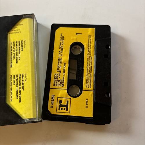 Gordon Lightfoot - Sundown (Cassette, 1974) K-444258 - Foto 6 di 7