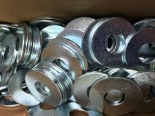 1/2"  USS STEEL FLAT WASHER ZINC COATED  1-3/8" OD X 9/16" ID -  25PC