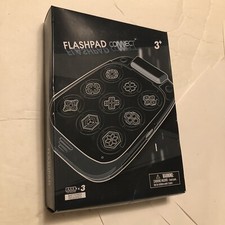 FlashPad Connect Game, 9 Games, Touch Pad, 2 Players Black -Read Inside E