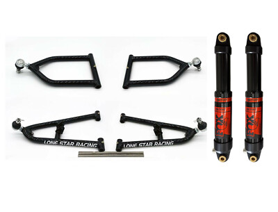 Lonestar Sport +2 A-arms Fox 3 Float Suspension Kit Yamaha Banshee 350 91+ LSR
