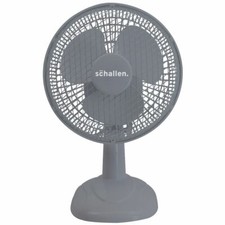 Schallen Electric Portable Air Cooling GREY Mini 6'' inch Table Desktop Desk Fan
