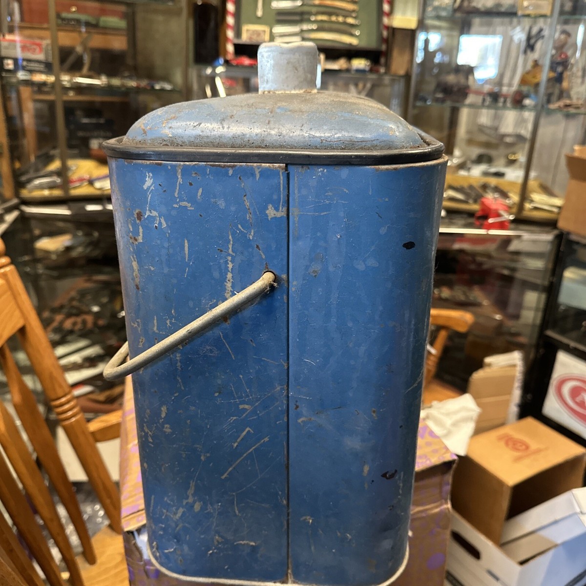 vintage Antique Drink, Pepsi-Cola Slim Picnic Cooler Ice Chest