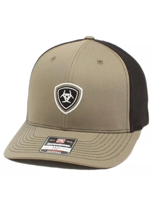 Ariat Mens Hat Baseball Cap Logo Mesh 