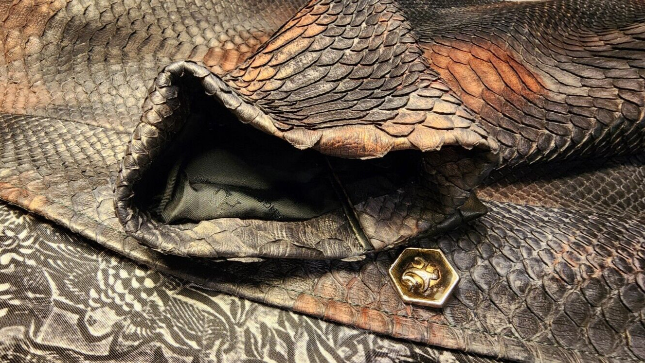 ANGELO GALASSO PYTHON & LAMBSKIN DINNER JACKET SI… - image 13