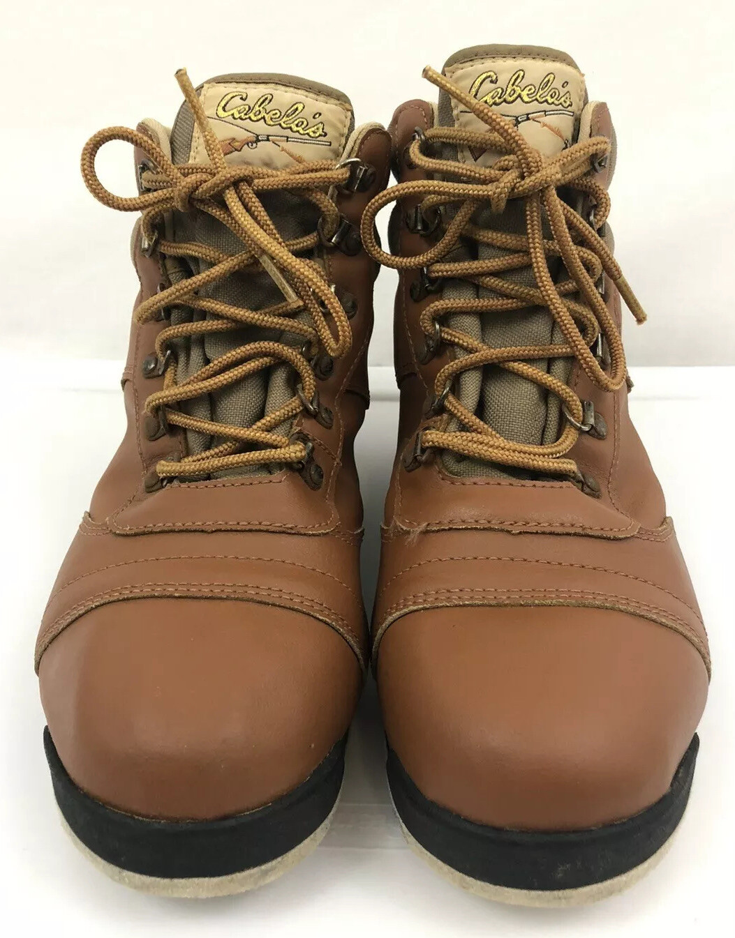 Cabelas Mens Brown Felt Bottom Fly Fishing Wading Boo… Gem