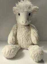 Manhattan Toy Company "Lou the Llama" Plush Creamy White Toy