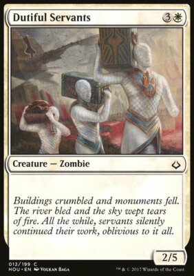 Magic the Gathering MTG Dutiful Servants (12) Hour of Devastation   LP