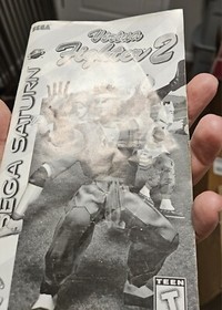 Virtua Fighter 2 (Sega Saturn, 1996) NFR Version; B&W Manual Included; Tested