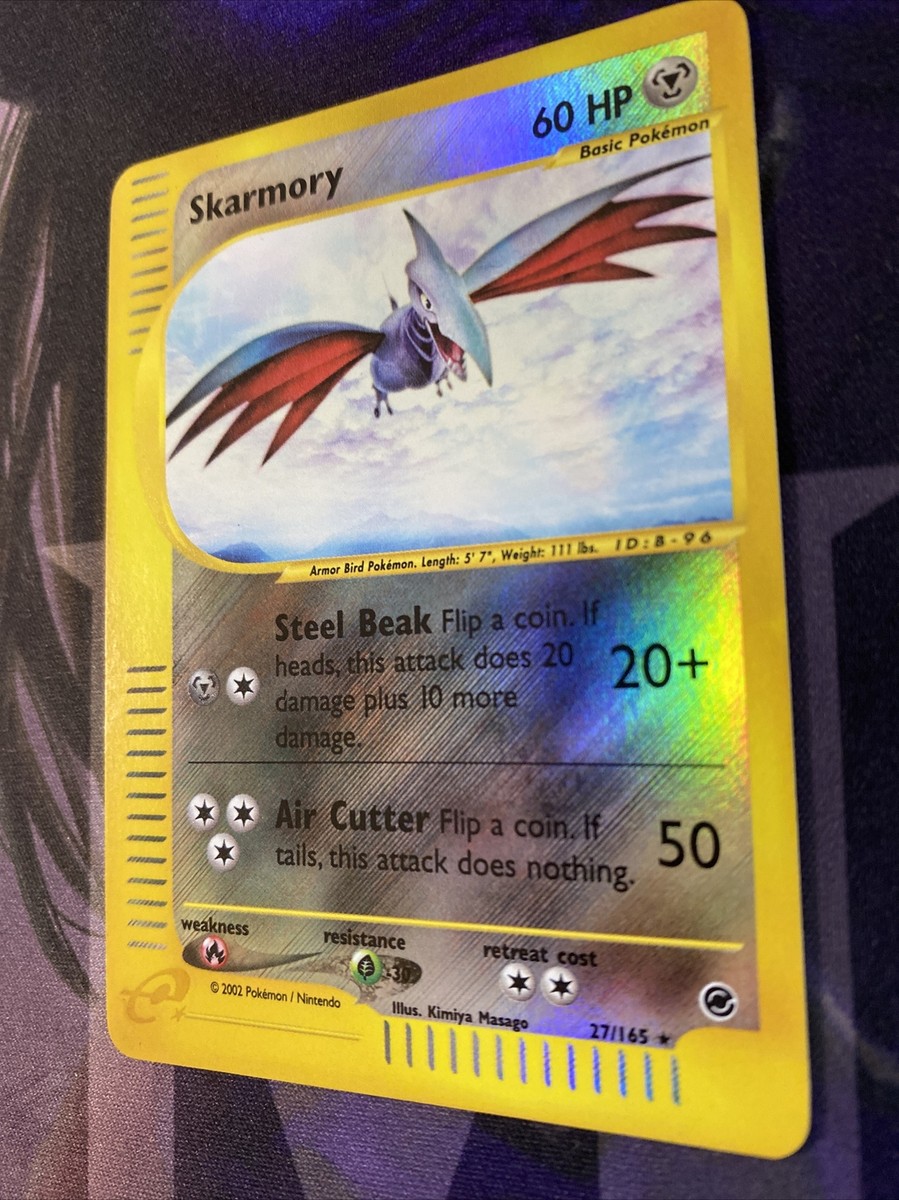Skarmory 27/165 Reverse Holo Pokemon Expedition E Reader | eBay