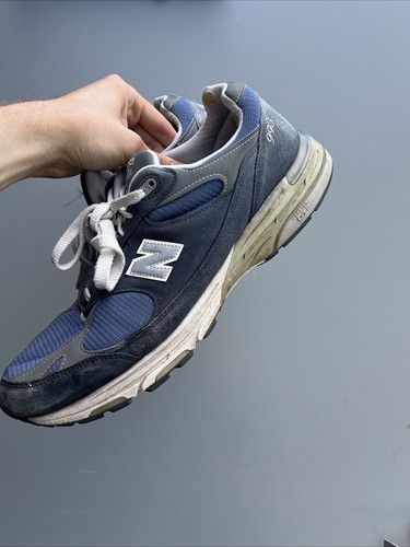 New Balance 993 Athletic Shoes D Navy Blue Lace Up Mesh - Men’s Size 15 - Worn! - Picture 3 of 19
