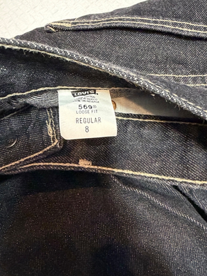 Y2K 2000s LEVI'S 569 Loose Straight Fit Denim Jeans Size 8 24x22