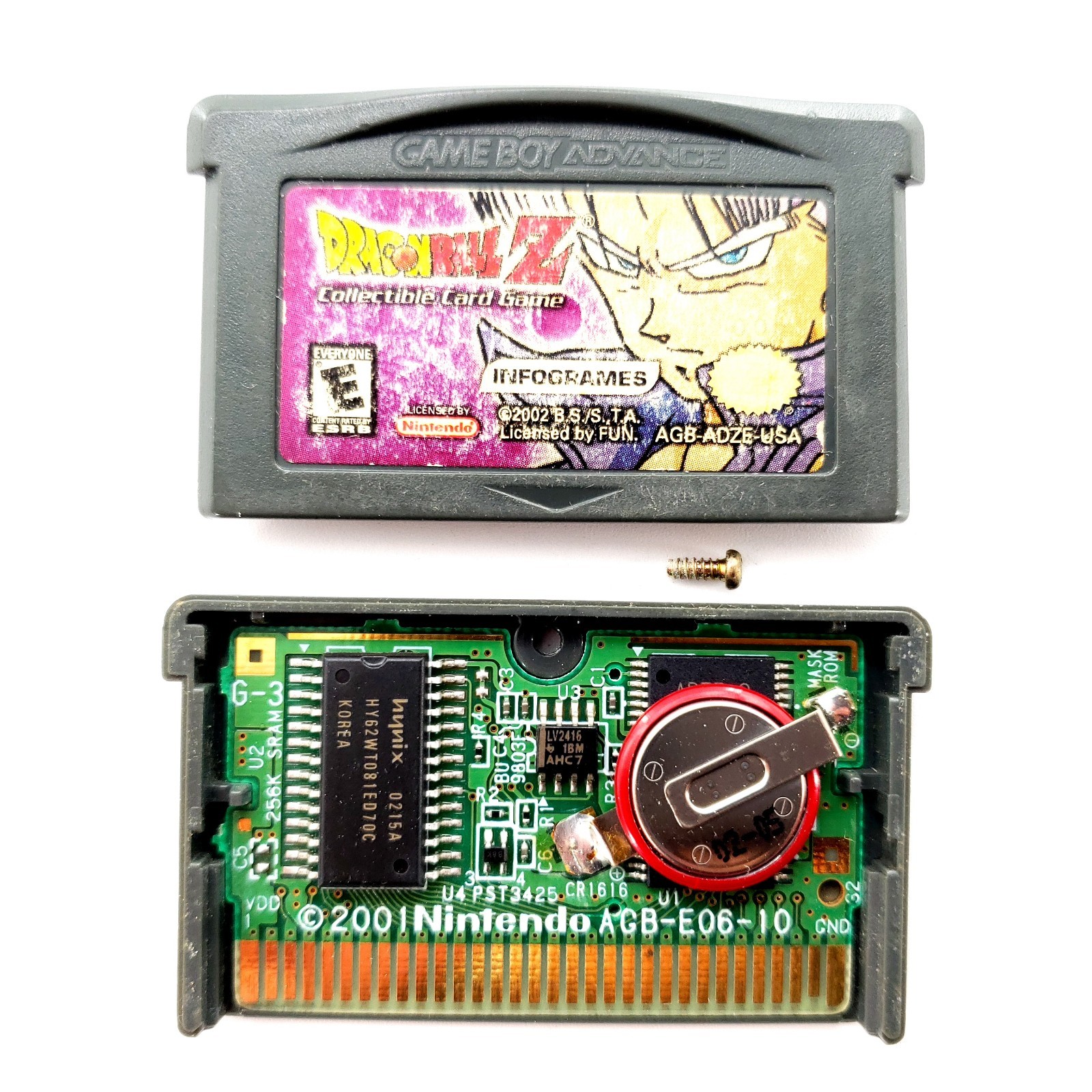 Dragon Ball Z: Collectible Card Game Nintendo Game Boy Advance Authentic Saves