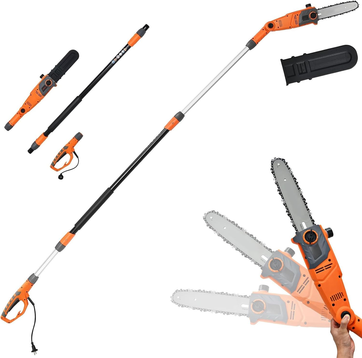 Sega Elettrica per Rami Alti 750W | Offerta Asta Telescopica 286cm