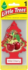 Little Trees Cardboard Hanging Car, Home & Office Air Freshener, Wild Cherry