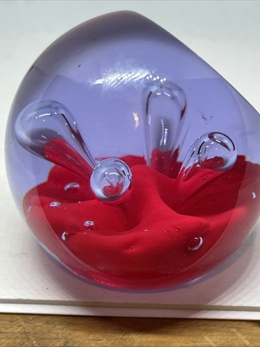 Vintage Caithness Glass Moonflower Paperweight - Picture 6 of 10