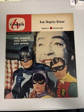 Tv Times Feb 1968 Batman Weekly Tv Magazine Los Angeles Times Vintage