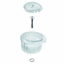 Moen 100710 Chrome Knob Handle Kit For Posi-Temp Tub  Shower