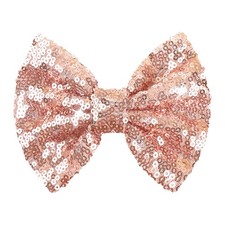 Hair Clip for Girls, 5 inches Sequins Large Bow with Alligator Clip for Bows ...