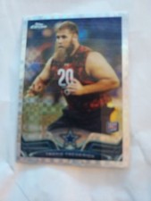 2013 Travis Frederick Rookie Topps Chrome Xfractor #157 Dallas Cowboys