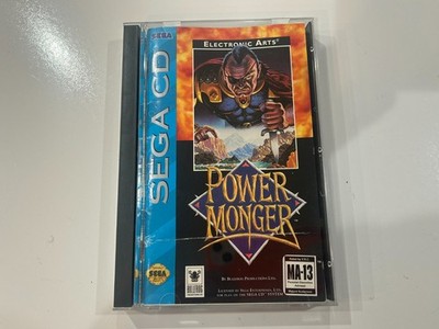 Power Monger (Sega CD, 1993) CIB Complete w Manual + Reg Card + Foam Tested Nice