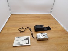 Pentax IQZoom 135M 35mm Point Shoot Film Camera With Carrying Case READ