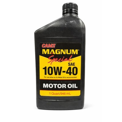 6x Cam 2 Motor Oil 10w-40 Magnum Engine Lubricant Maintenance Shop Bulk 1qt