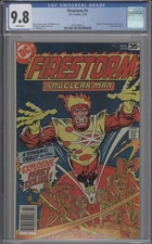 FIRESTORM #1 CGC 9.8 TOUGH WHITE PAGES 1ST APPEARANCE 1ST SERIES 1978