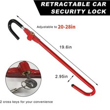 Car Steering Wheel To Brake Pedal Lock Auto Security Anti-theft Lock Device Us