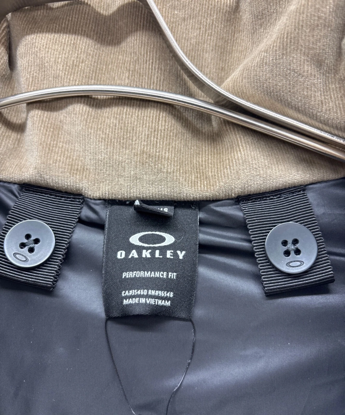Oakley Quilted Insulated Jacket Men's Size M Brown New image 2