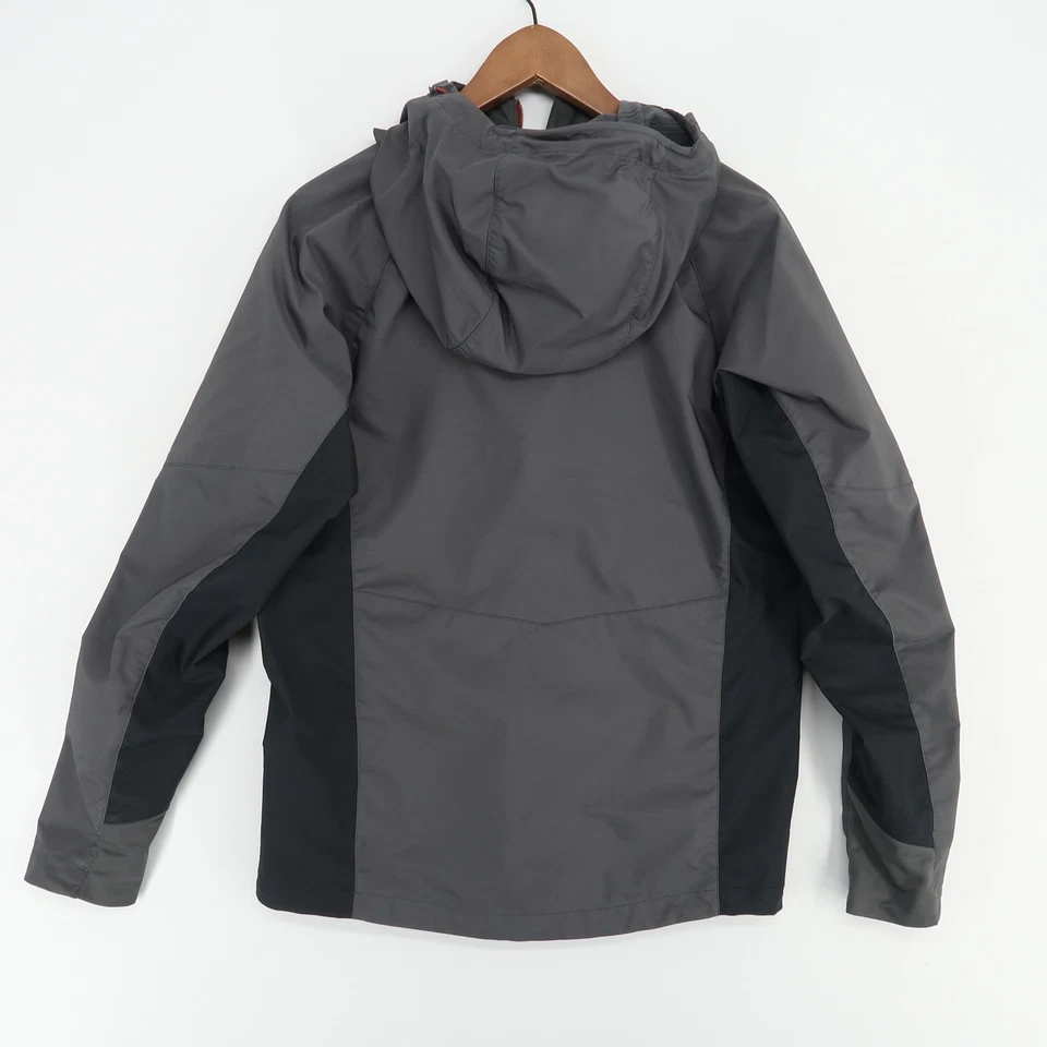 Outdoor Research San Juan Jacket Mens Small Gray Hooded Ful Zip Pockets - Image 2 of 4