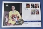 2002 Falkland Islands 50p PNC. QEII Golden Jubilee 5 IOM Stamps. 230.