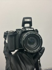 Nikon Coolpix P500 12.1MP Digital Camera Black 36x Zoom +Bag & NEW BATTERY