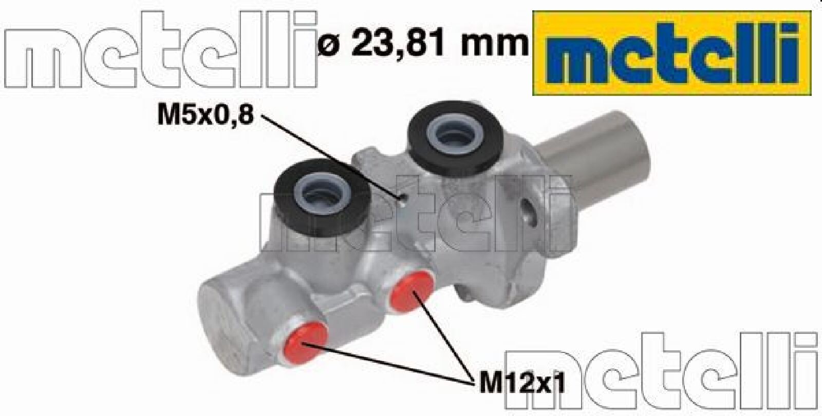 metelli 05-0746 Hauptbremszylinder Bremszylinder für Mini