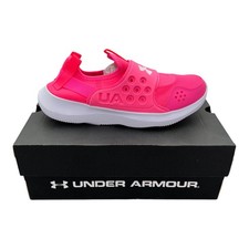 Under Armour Shoes Girls Size 6 Pink UA GGS Runplay Slip On Athletic Sneakers