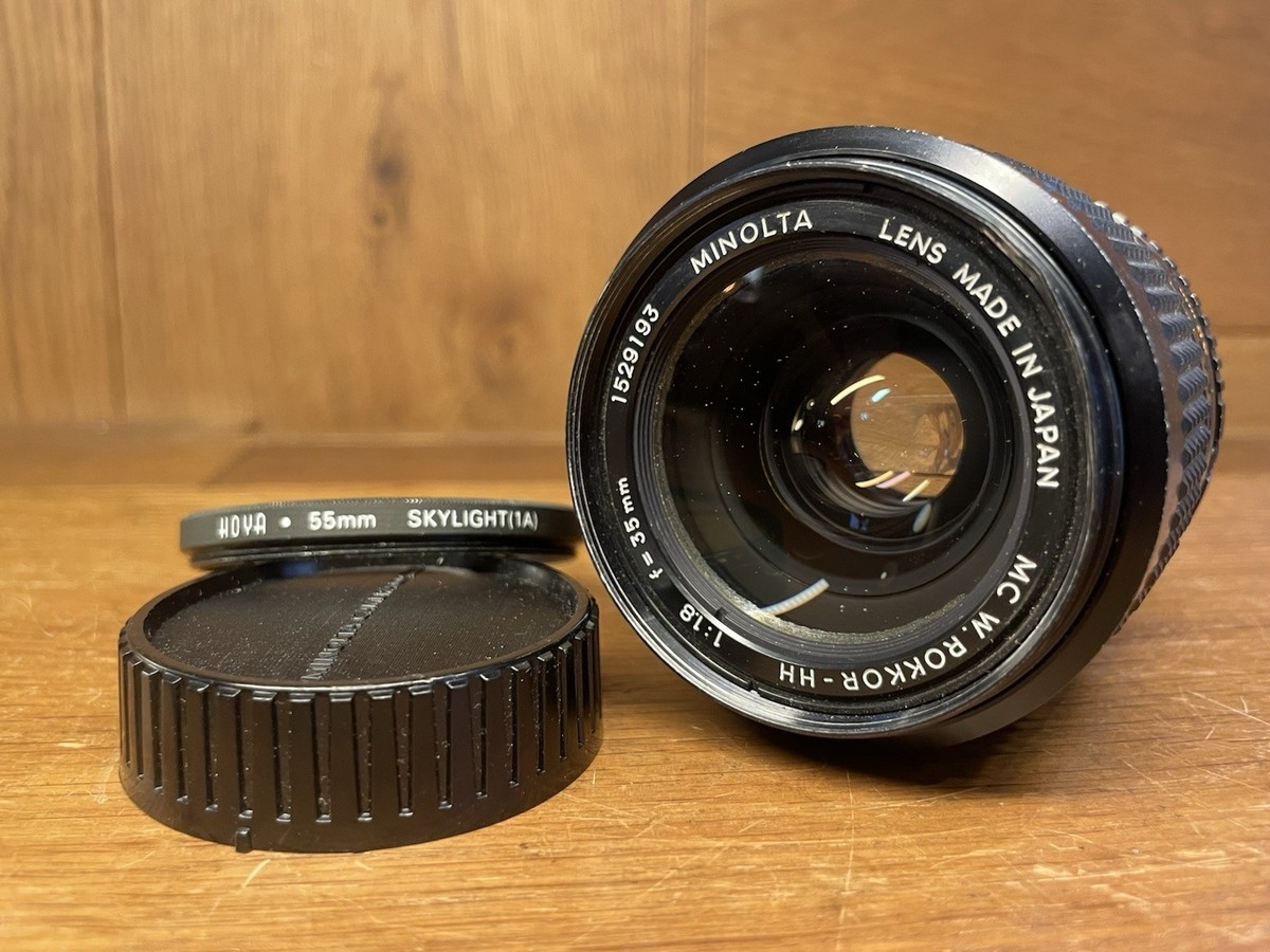 Exc+4* Minolta MC W.Rokkor HH 35mm F/1.8 Wide Angle Prime Lens