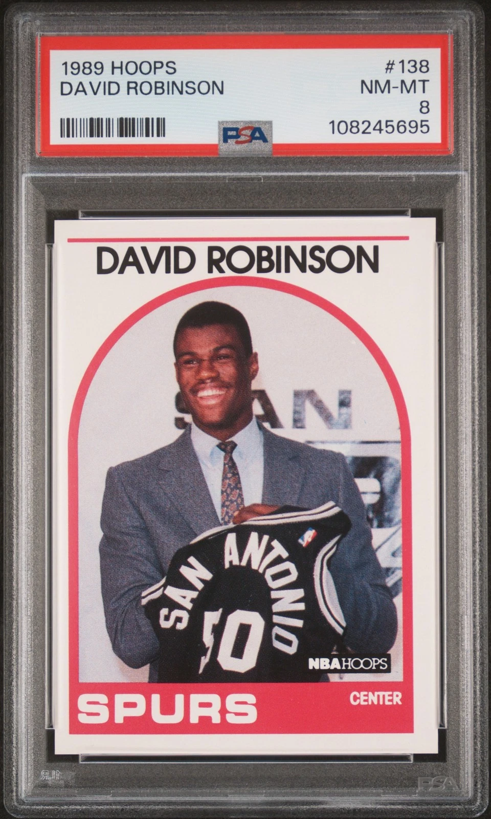 David Robinson trading card
