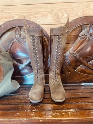 Celeris  Bia  Dressage Riding Tall Boots, 38/7.5, Sheepskin Foot