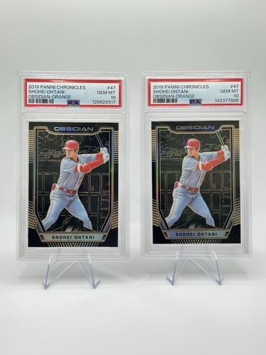 2019 Panini Chronicles Obsidian #47 Shohei Ohtani Angels