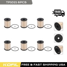 6 Pack Of Tp1021 Fuel Water Separator Filter For Chevy 6.6l