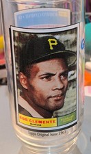 Roberto Clemente 1993 Topps Original Issue Pittsburgh Pirates Glass Mug Cup