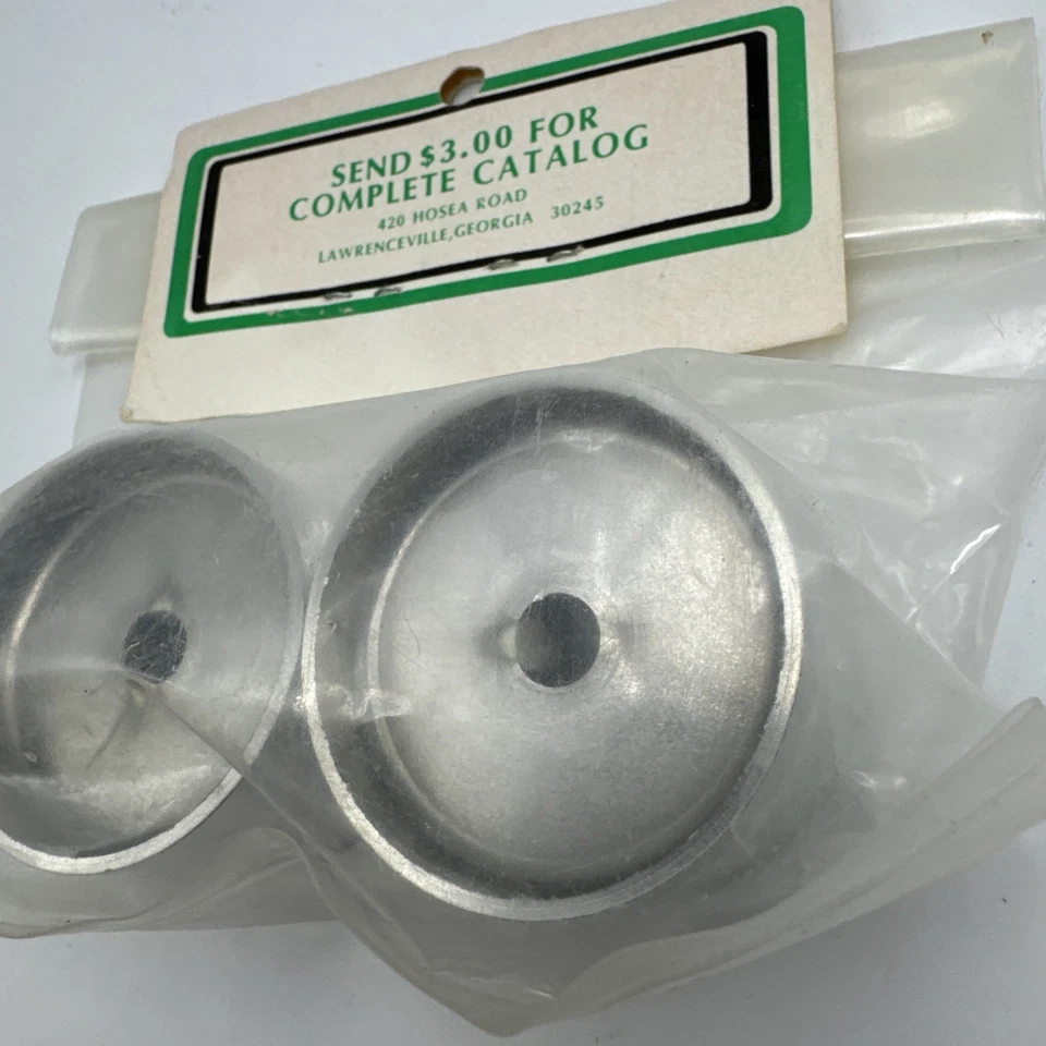 Vintage Bolink Chrome Wide Front Wheels Fits Most 1/10 Scale Cars 3414-C - Image 4 of 4