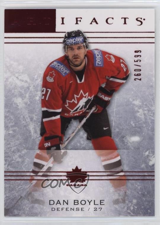 2014-15 Upper Deck Artifacts Ruby 260/599 Dan Boyle #82 1k0r