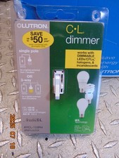 Lutron AYCL-153PH-WH 120V White 150W Single-P...