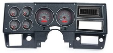 Dakota Digital 1973-87 Chevy Pickup Vhx Instruments Carbon Fiber Red Lighting Dakota Digital 1973-87 Chevy Pickup Vhx Instruments Carbon Fiber Red Lighting