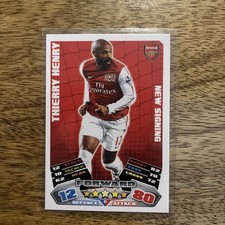 11/12 Topps MATCH Attax Extra 2011/12 Thierry Henry Arsenal New Signing #N1