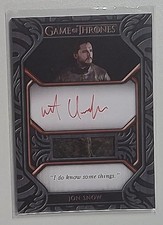 2025 Kit Harington as Jon Snow: The Great Houses: Quote Relic Auto